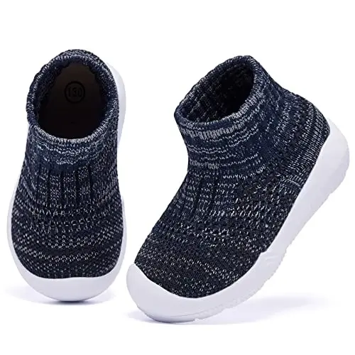 MORENDL Toddler Sock Shoes Baby Walking Shoes Infant Slippers Boys & Girls Non-Slip Sneakers - 3