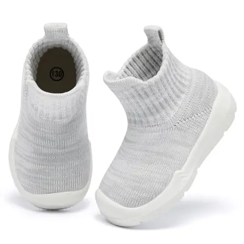 MORENDL Toddler Sock Shoes Baby Walking Shoes Infant Slippers Boys & Girls Non-Slip Sneakers - MORENDL (1)