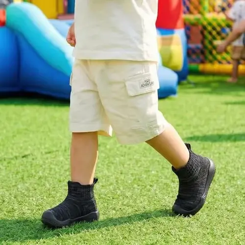 MORENDL Toddler Sock Shoes Baby Walking Shoes Infant Slippers Boys & Girls Non-Slip Sneakers - 1