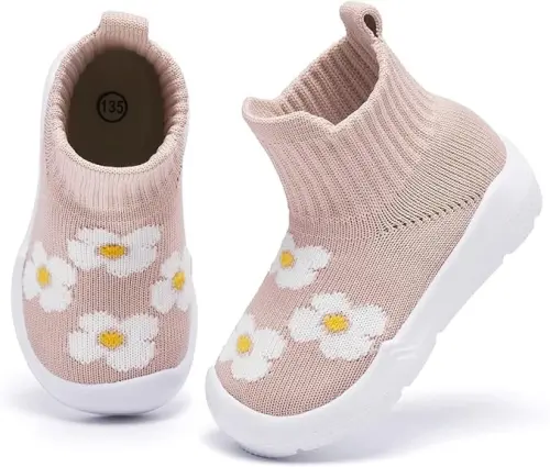 MORENDL Toddler Sock Shoes Baby Walking Shoes Infant Slippers Boys & Girls Non-Slip Sneakers 