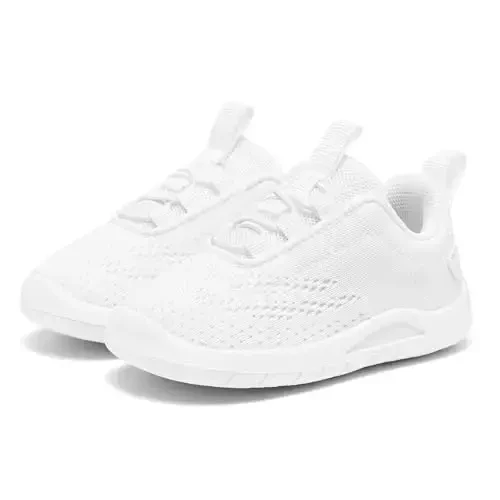 MORENDL Toddler Slip On Sneakers Baby Walking Shoes Non-Slip Breathable Boys & Girls Tennis Shoes Infant Running Shoes 