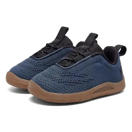 MORENDL Toddler Slip On Sneakers Baby Walking Shoes Non-Slip Breathable Unisex Pink Mesh Lace-Up Athletic Sneakers Infant Running Shoes - 2