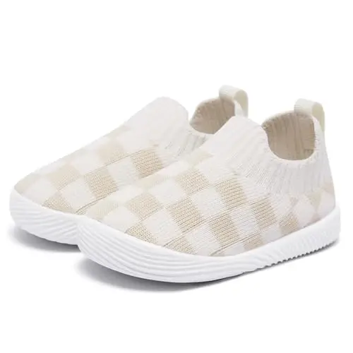 MORENDL Baby Toddler Walking Socks Non-Slip Breathable Unisex Casual Sneakers - 1