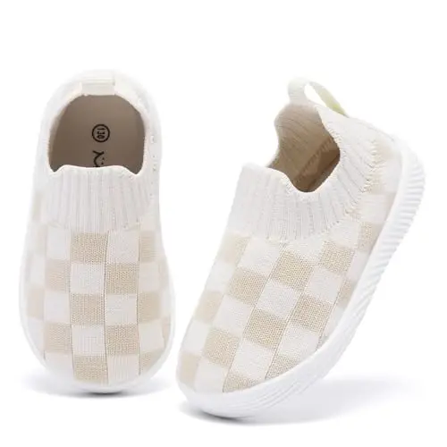MORENDL Baby Toddler Walking Socks Non-Slip Breathable Unisex Casual Sneakers - 2