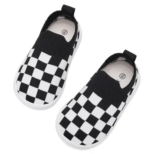 MORENDL Baby Toddler Walking Socks Non-Slip Breathable Unisex Casual Sneakers - 3