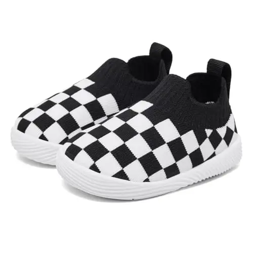 MORENDL Baby Toddler Walking Socks Non-Slip Breathable Unisex Casual Sneakers - 1