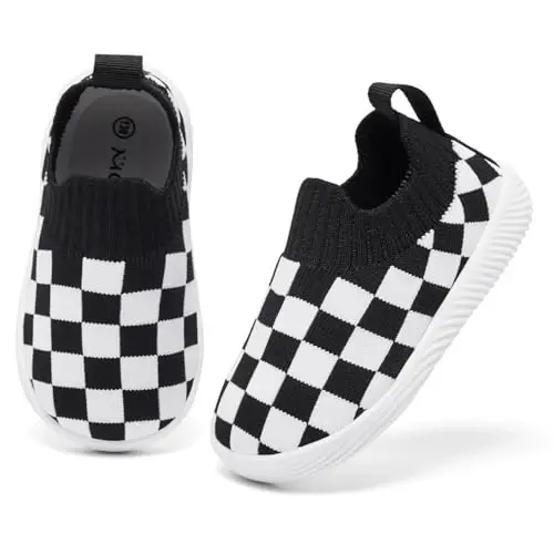MORENDL Baby Toddler Walking Socks Non-Slip Breathable Unisex Casual Sneakers - 2