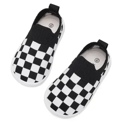 MORENDL Baby Toddler Walking Socks Non-Slip Breathable Unisex Casual Sneakers - 3