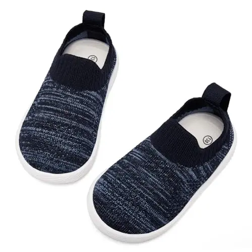 MORENDL Baby Toddler Walking Socks Non-Slip Breathable Unisex Casual Sneakers - 6