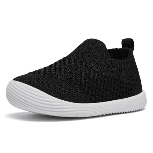 MORENDL Baby Toddler Walking Socks Non-Slip Breathable Unisex Casual Sneakers - 2