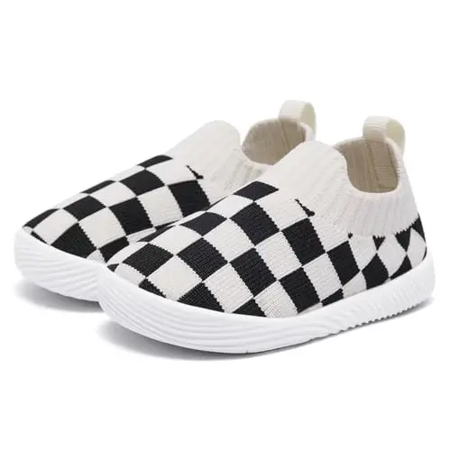 MORENDL Baby Toddler Walking Socks Non-Slip Breathable Unisex Casual Sneakers - 1