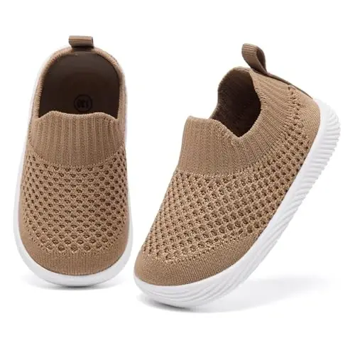 MORENDL Baby Toddler Walking Socks Non-Slip Breathable Unisex Casual Sneakers - 2