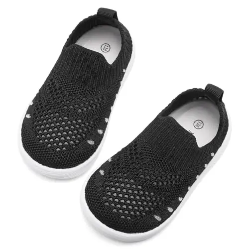 MORENDL Baby Toddler Walking Socks Non-Slip Breathable Unisex Casual Sneakers - 3