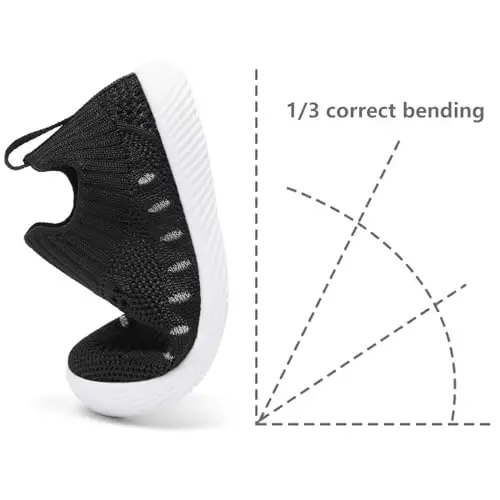 MORENDL Baby Toddler Walking Socks Non-Slip Breathable Unisex Casual Sneakers - 5