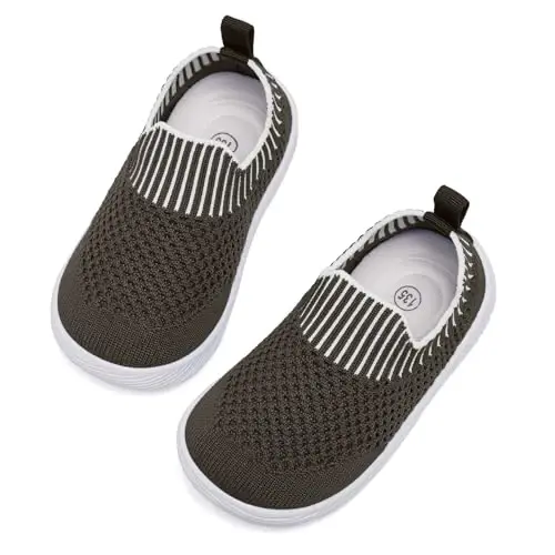 MORENDL Baby Toddler Walking Socks Non-Slip Breathable Unisex Casual Sneakers - 3