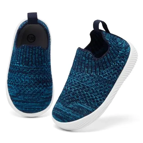 MORENDL Baby Toddler Walking Socks Non-Slip Breathable Unisex Casual Sneakers - 2