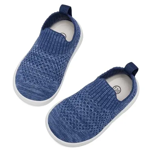 MORENDL Baby Toddler Walking Socks Non-Slip Breathable Unisex Casual Sneakers - 3