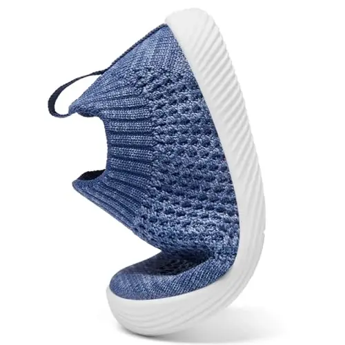 MORENDL Baby Toddler Walking Socks Non-Slip Breathable Unisex Casual Sneakers - 5