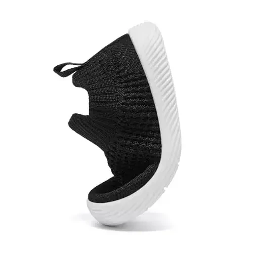 MORENDL Baby Toddler Walking Socks Non-Slip Breathable Unisex Casual Sneakers - 5