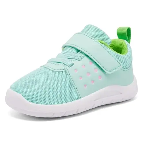 MORENDL Toddler Baby Shoes 0-4 Years Boy Girl Lightweight Breathable Non-Slip Sports Sneakers Running Walking Tennis Barefoot Shoes - MORENDL (1)