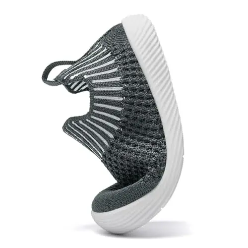 MORENDL Baby Toddler Walking Socks Non-Slip Breathable Unisex Casual Sneakers - 5