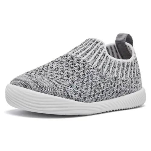 MORENDL Baby Toddler Walking Socks Non-Slip Breathable Unisex Casual Sneakers - 1