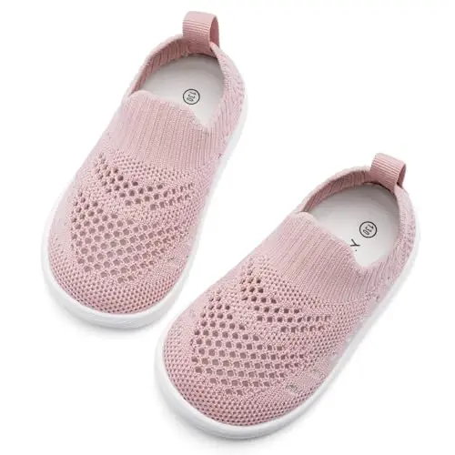 MORENDL Baby Toddler Walking Socks Non-Slip Breathable Unisex Casual Sneakers - 4