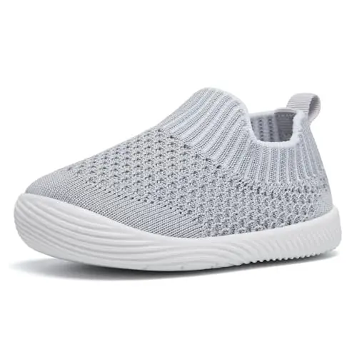 MORENDL Baby Toddler Walking Socks Non-Slip Breathable Unisex Casual Sneakers - 1
