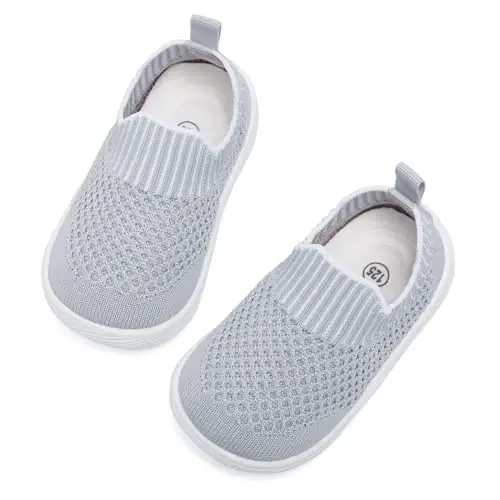 MORENDL Baby Toddler Walking Socks Non-Slip Breathable Unisex Casual Sneakers - 3