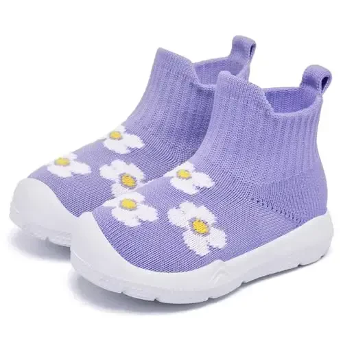 MORENDL Toddler Sock Shoes Baby Walking Shoes Infant Slippers Boys & Girls Non-Slip Sneakers 