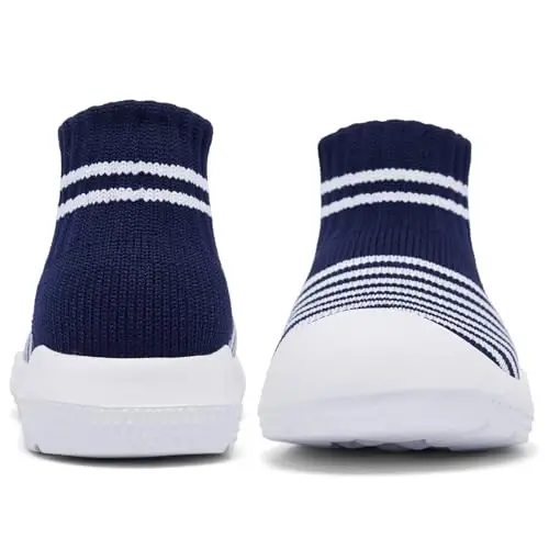 MORENDL Toddler Sock Shoes Baby Walking Shoes Infant Slippers Boys & Girls Non-Slip Sneakers - 4
