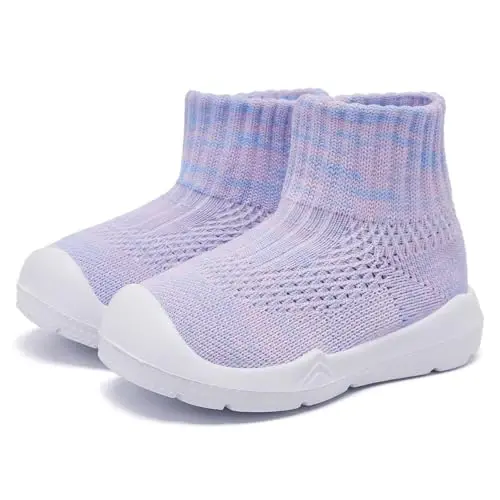 MORENDL Toddler Sock Shoes Baby Walking Shoes Infant Slippers Boys & Girls Non-Slip Sneakers - 1