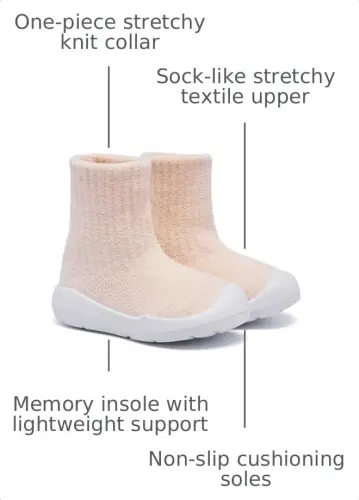 MORENDL Toddler Sock Shoes Baby Walking Shoes Infant Slippers Boys & Girls Non-Slip Sneakers 