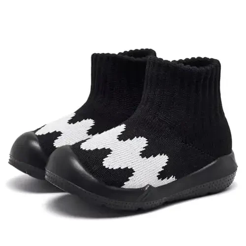MORENDL Toddler Sock Shoes Baby Walking Shoes Infant Slippers Boys & Girls Non-Slip Sneakers 