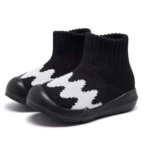 MORENDL Toddler Sock Shoes Baby Walking Shoes Infant Slippers Boys & Girls Non-Slip Sneakers - 1