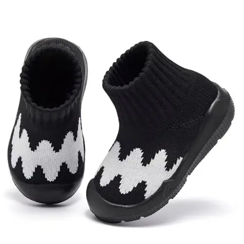 MORENDL Toddler Sock Shoes Baby Walking Shoes Infant Slippers Boys & Girls Non-Slip Sneakers - 2