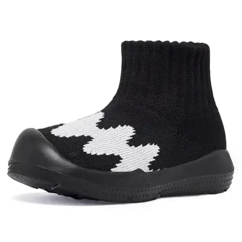 MORENDL Toddler Sock Shoes Baby Walking Shoes Infant Slippers Boys & Girls Non-Slip Sneakers - 3