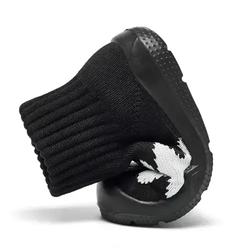 MORENDL Toddler Sock Shoes Baby Walking Shoes Infant Slippers Boys & Girls Non-Slip Sneakers - 5