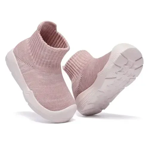 MORENDL Toddler Sock Shoes Baby Walking Shoes Infant Slippers Boys & Girls Non-Slip Sneakers - 2
