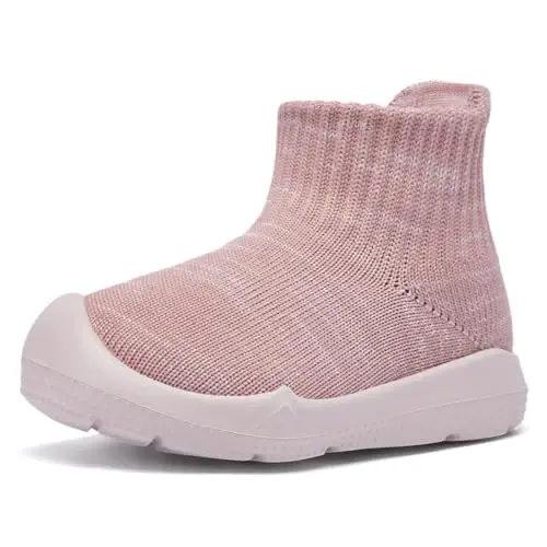 MORENDL Toddler Sock Shoes Baby Walking Shoes Infant Slippers Boys & Girls Non-Slip Sneakers 
