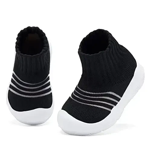 MORENDL Toddler Sock Shoes Baby Walking Shoes Infant Slippers Boys & Girls Non-Slip Sneakers 