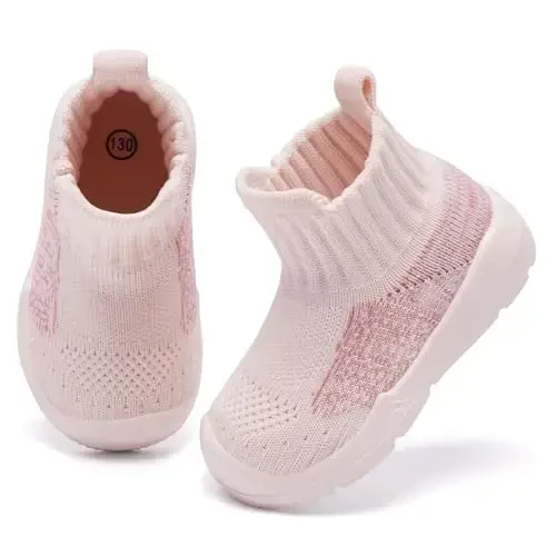 MORENDL Toddler Sock Shoes Baby Walking Shoes Infant Slippers Boys & Girls Non-Slip Sneakers - 2