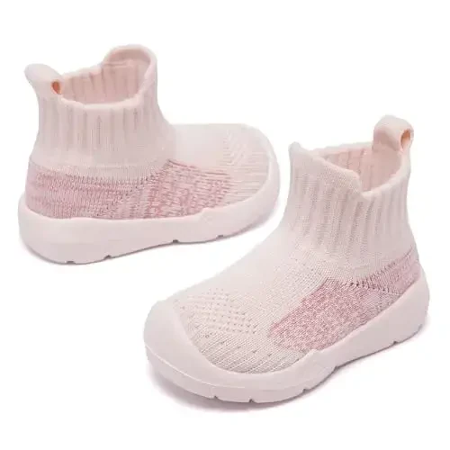 MORENDL Toddler Sock Shoes Baby Walking Shoes Infant Slippers Boys & Girls Non-Slip Sneakers - 3