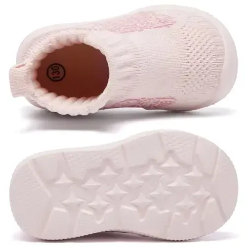 MORENDL Toddler Sock Shoes Baby Walking Shoes Infant Slippers Boys & Girls Non-Slip Sneakers - 5