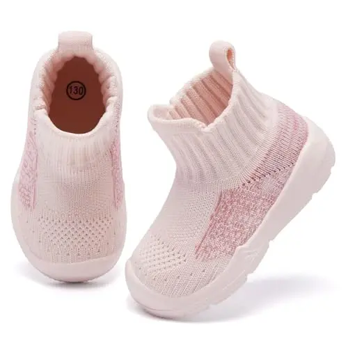 MORENDL Toddler Sock Shoes Baby Walking Shoes Infant Slippers Boys & Girls Non-Slip Sneakers - 2