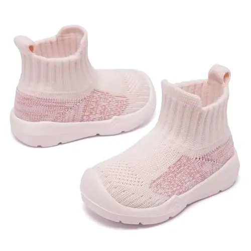 MORENDL Toddler Sock Shoes Baby Walking Shoes Infant Slippers Boys & Girls Non-Slip Sneakers - 2