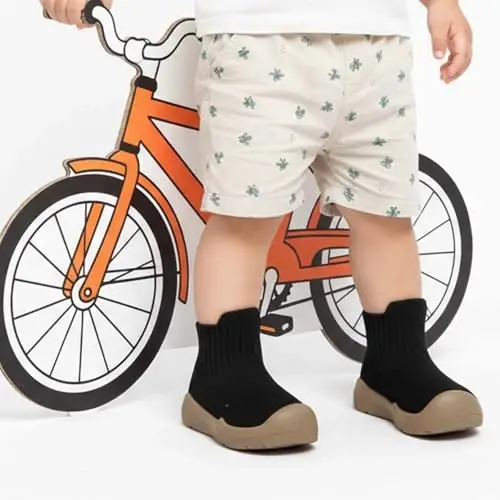 MORENDL Toddler Sock Shoes Baby Walking Shoes Infant Slippers Boys & Girls Non-Slip Sneakers - MORENDL