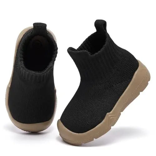 MORENDL Toddler Sock Shoes Baby Walking Shoes Infant Slippers Boys & Girls Non-Slip Sneakers - 3