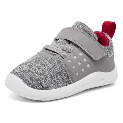 MORENDL Toddler Baby Shoes 0-4 Years Boy Girl Lightweight Breathable Non-Slip Sports Sneakers Running Walking Tennis Barefoot Shoes - 2