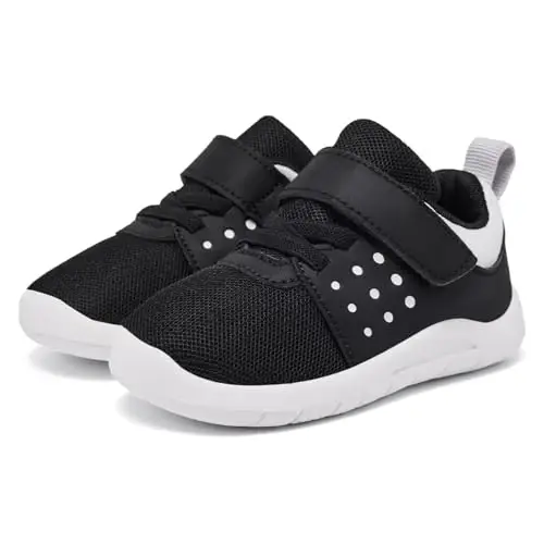 MORENDL Toddler Baby Shoes 0-4 Years Boy Girl Lightweight Breathable Non-Slip Sports Sneakers Running Walking Tennis Barefoot Shoes - MORENDL